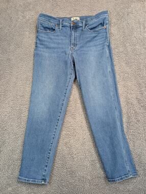 Madewell Jeans Women's Size 32 Light Wash Stovepipe Straight Fit (1016)
